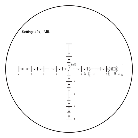 Continental x8 6-48x56 ED MIL Tactical Rifle Scope