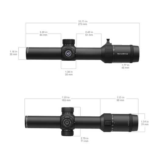 Forester 1-8x24 SFP Rifle Scope