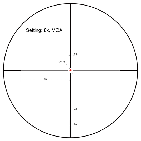 Forester 1-8x24 SFP Rifle Scope