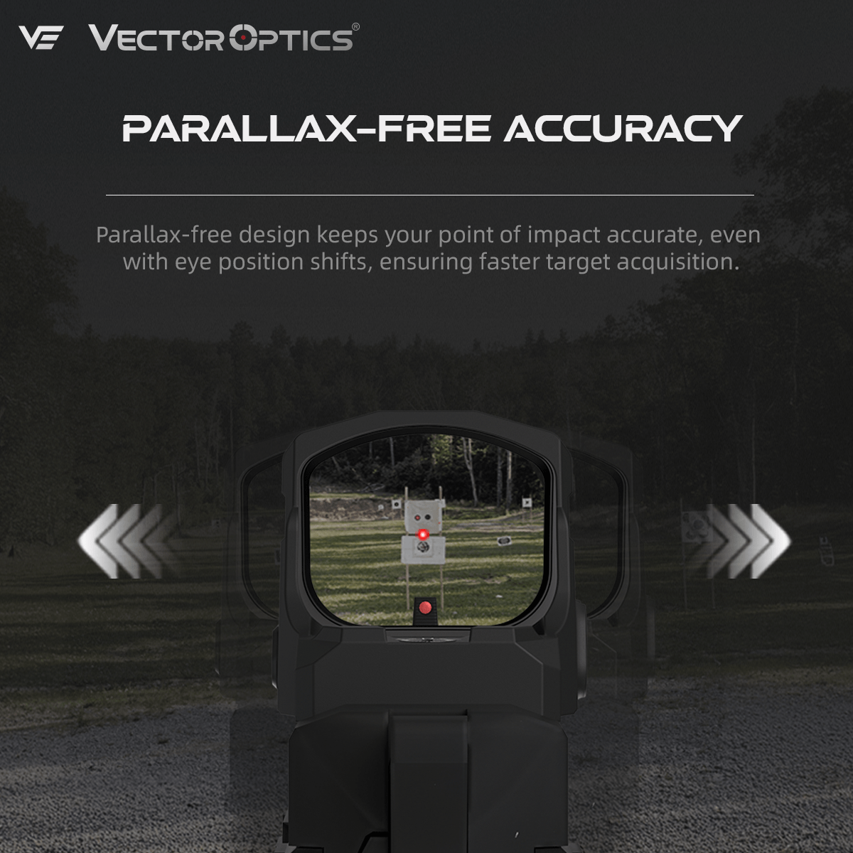Vectoe Optics Global Frenzy FLEX 1x24x29 PARALLAX FREE
