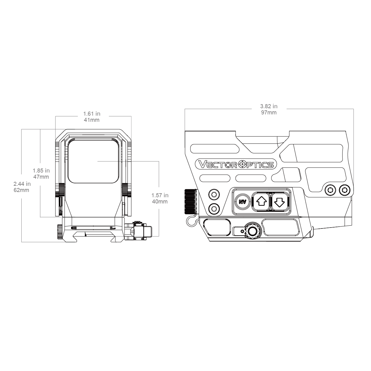 Frenzy Plus 1x31x26 Solar Red Dot Sight (SCRD-S67)