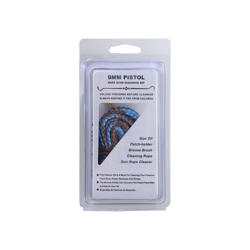 9mm Handgun Cleaning Kit – Barrel & Bore Cleaning Tools for 9mm Pistols (GPCL-P9)