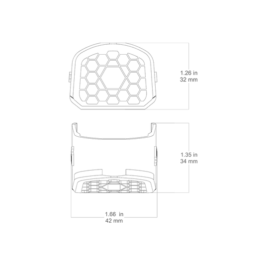 Vector Optics 3D-Printed Killflash Anti-Reflection Device | For Frenzy Red Dot Scope (KF3D-RD67/KF3D-RD76/KF3D-RD79)