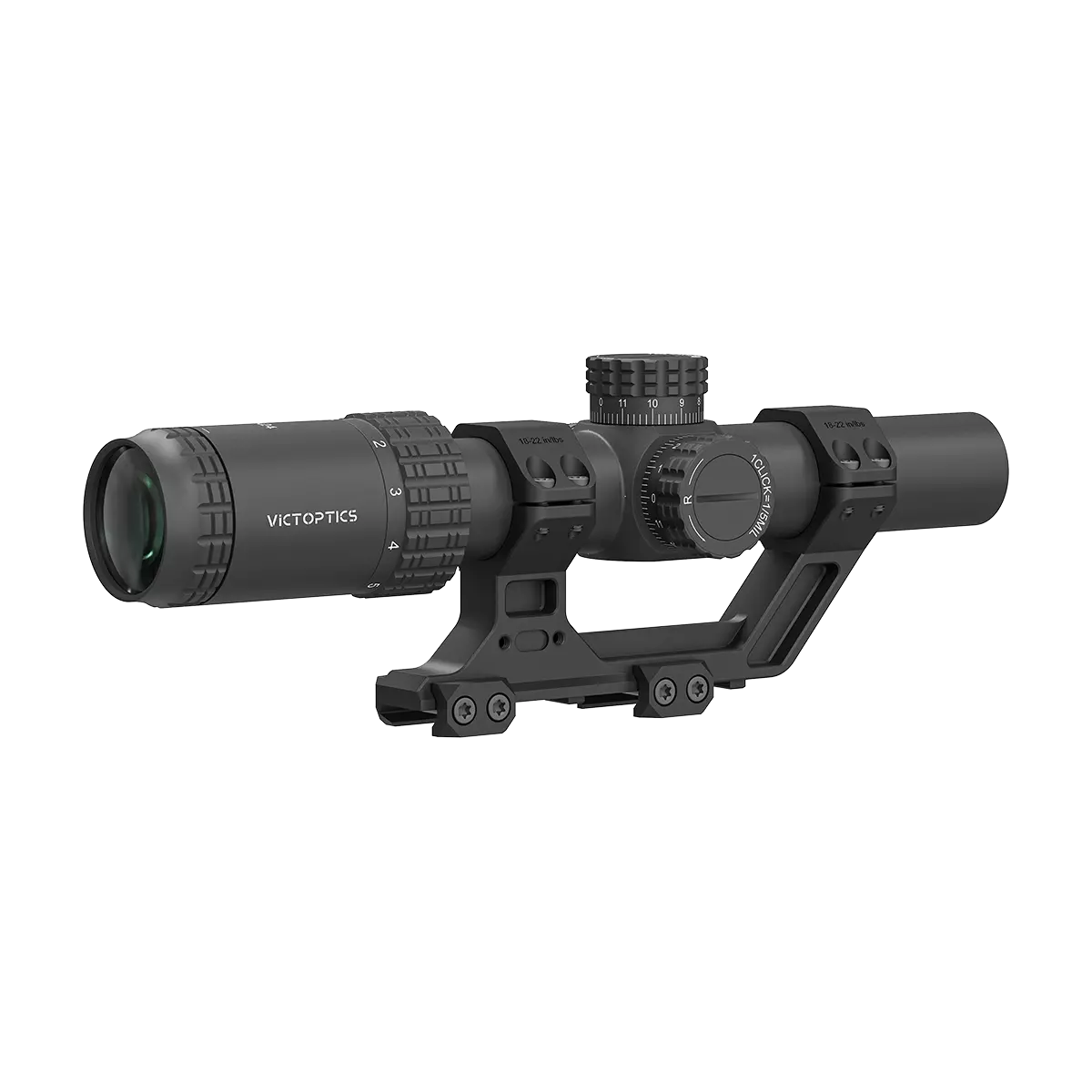 S6 1-6x24 LPVO Scope Kit for AR-15 | SFP with 1-Piece Extreme High Picatinny Mount (OPSL122)
