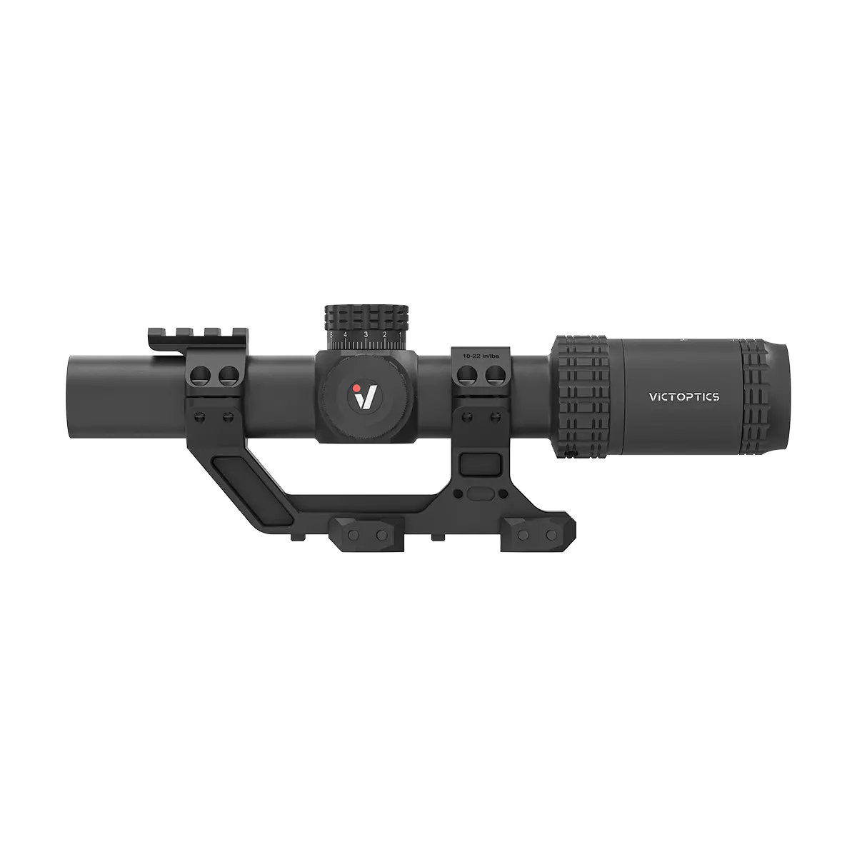 S6 1-6x24 LPVO Scope Kit for AR-15 | SFP with 1-Piece Extreme High Picatinny Mount (OPSL122)