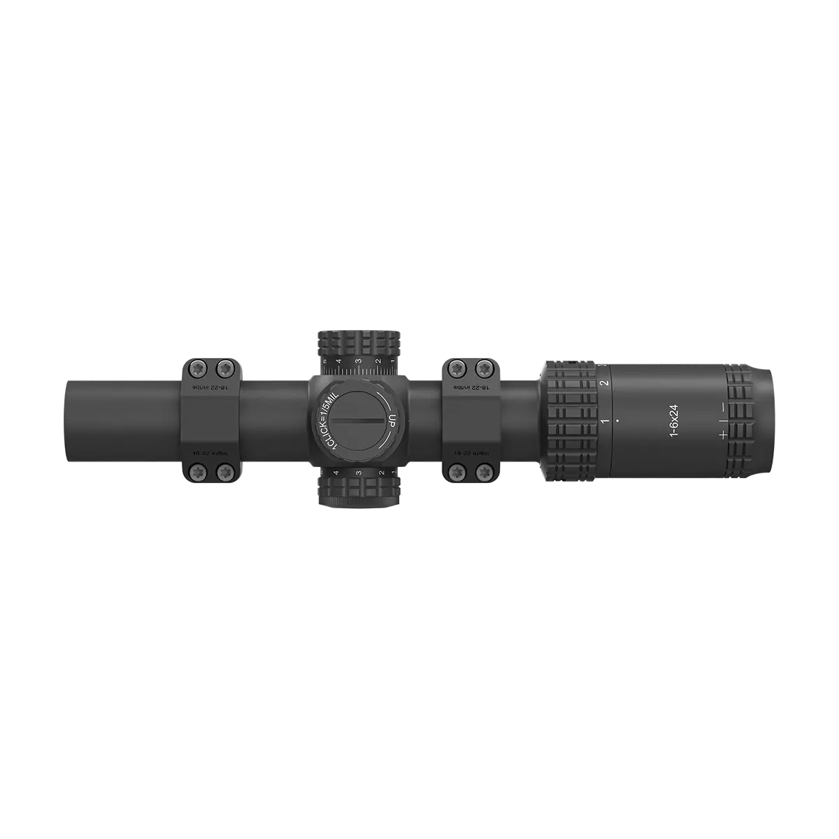 S6 1-6x24 LPVO Scope Kit for AR-15 | SFP with 1-Piece Extreme High Picatinny Mount (OPSL122)