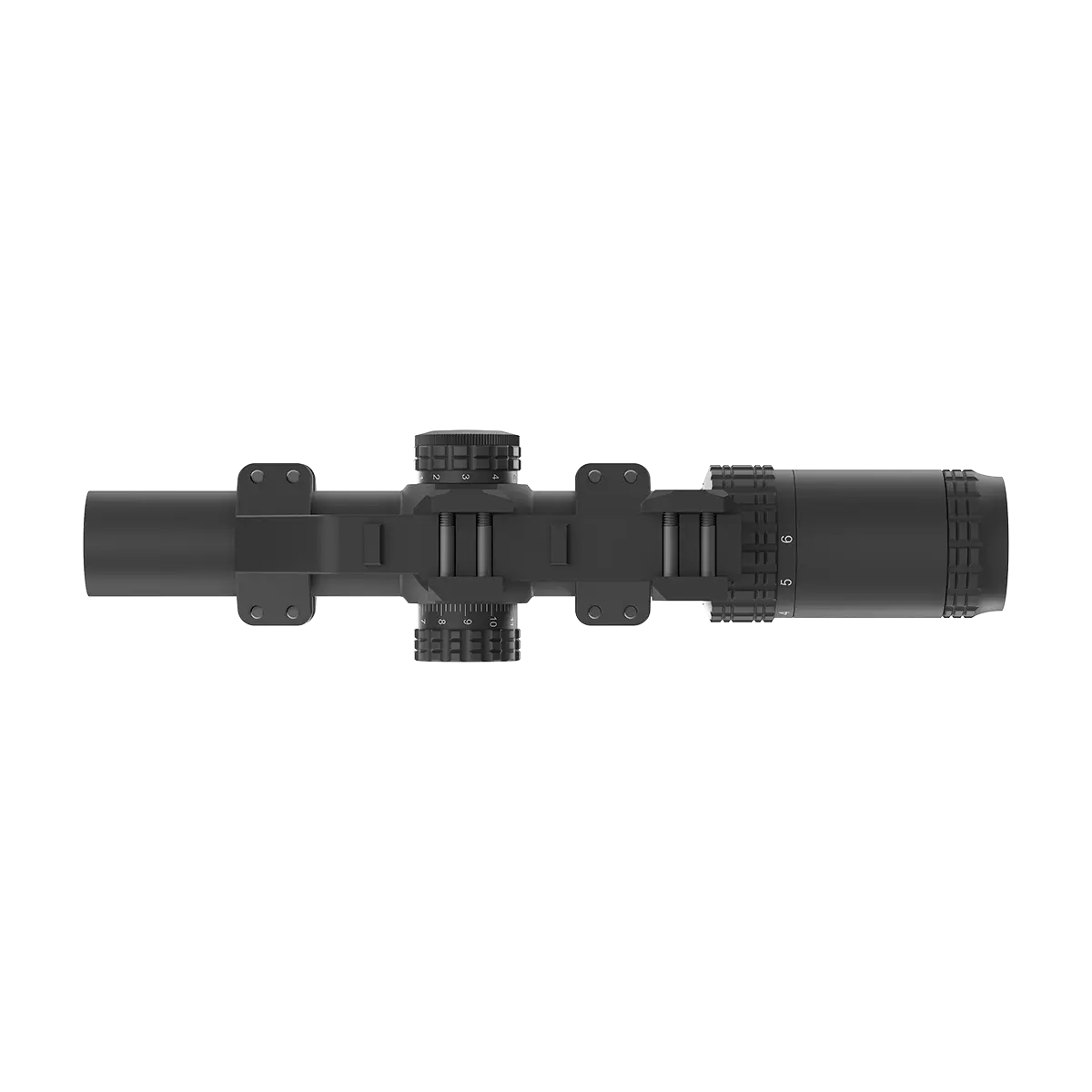 S6 1-6x24 LPVO Scope Kit for AR-15 | SFP with 1-Piece Extreme High Picatinny Mount (OPSL122)