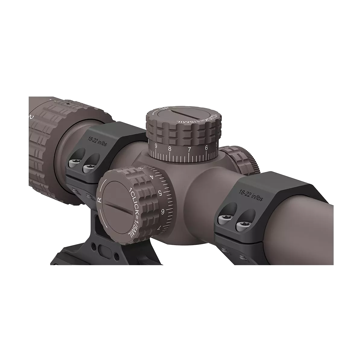 S6 1-6×24 LPVO SFP | Coyote FDE | 1-Piece Extreme High Picatinny AR Mount Kit (OPSL123)