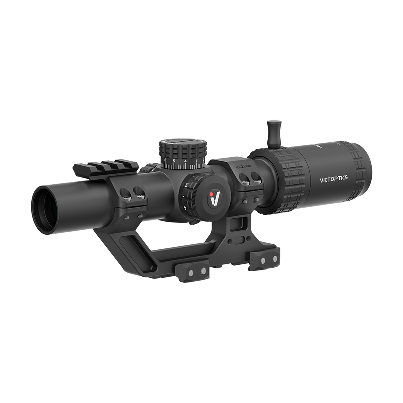 Load image into Gallery viewer, S6 1-6x24i Fiber LPVO SFP Rifle Scope w/ 1-Piece Extreme High Picatinny AR Mount Kit (OPSL133)
