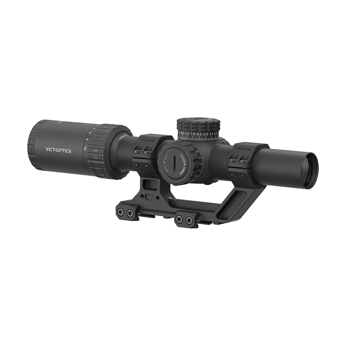 AR Scope Kit: 1-10x24 SFP Low Power Variable Optic with 1-Piece High Picatinny Mount (OPSL137)