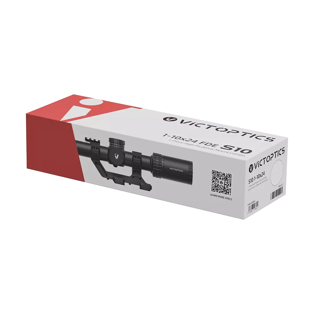AR Scope Kit: 1-10x24 SFP Low Power Variable Optic with 1-Piece High Picatinny Mount (OPSL137)