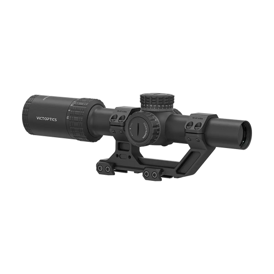 S10 1-10×24i LPVO Fiber SFP Rifle Scope with 1-Piece Extreme High Picatinny AR Mount Kit (OPSL139)