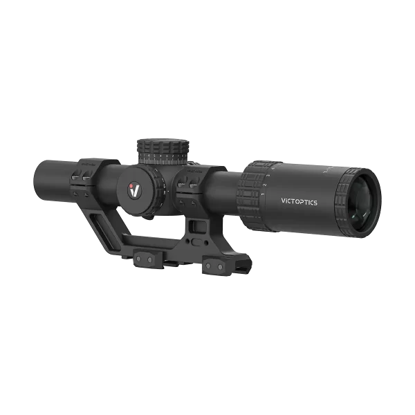 S10 1-10×24i LPVO Fiber SFP Rifle Scope with 1-Piece Extreme High Picatinny AR Mount Kit (OPSL139)