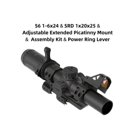 S6 1-6x24 SFP LPVO Rifle Scope (OPSL22&23) | Budget LPVO