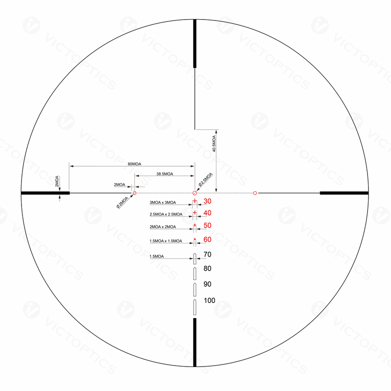 Load image into Gallery viewer, VictOptics SCB 2-5x24 Crossbow Scope
