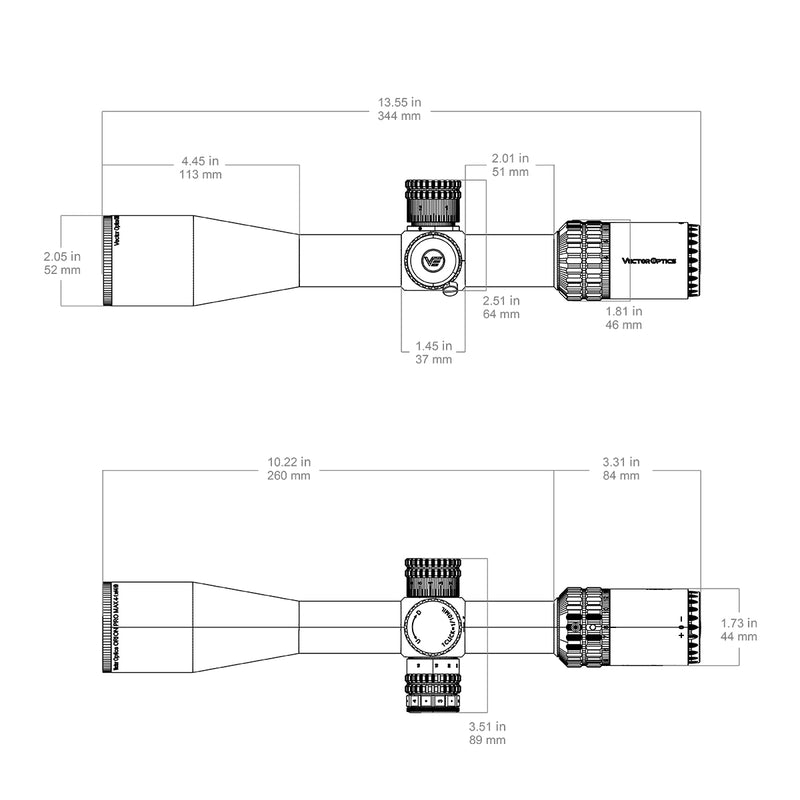 Load image into Gallery viewer, Orion Pro Max 4-16x44 HD SFP Rifle Scope
