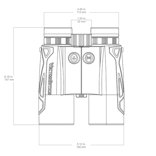 Paragon 10x42 Rangefinder Binocular