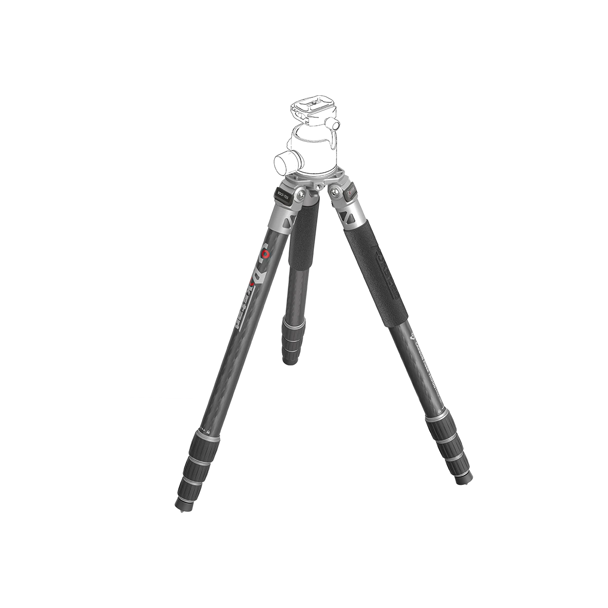 Tauron Carbon Fiber Tripod – Telescopic, 360° Rotating, Foldable (RSCF-T03)