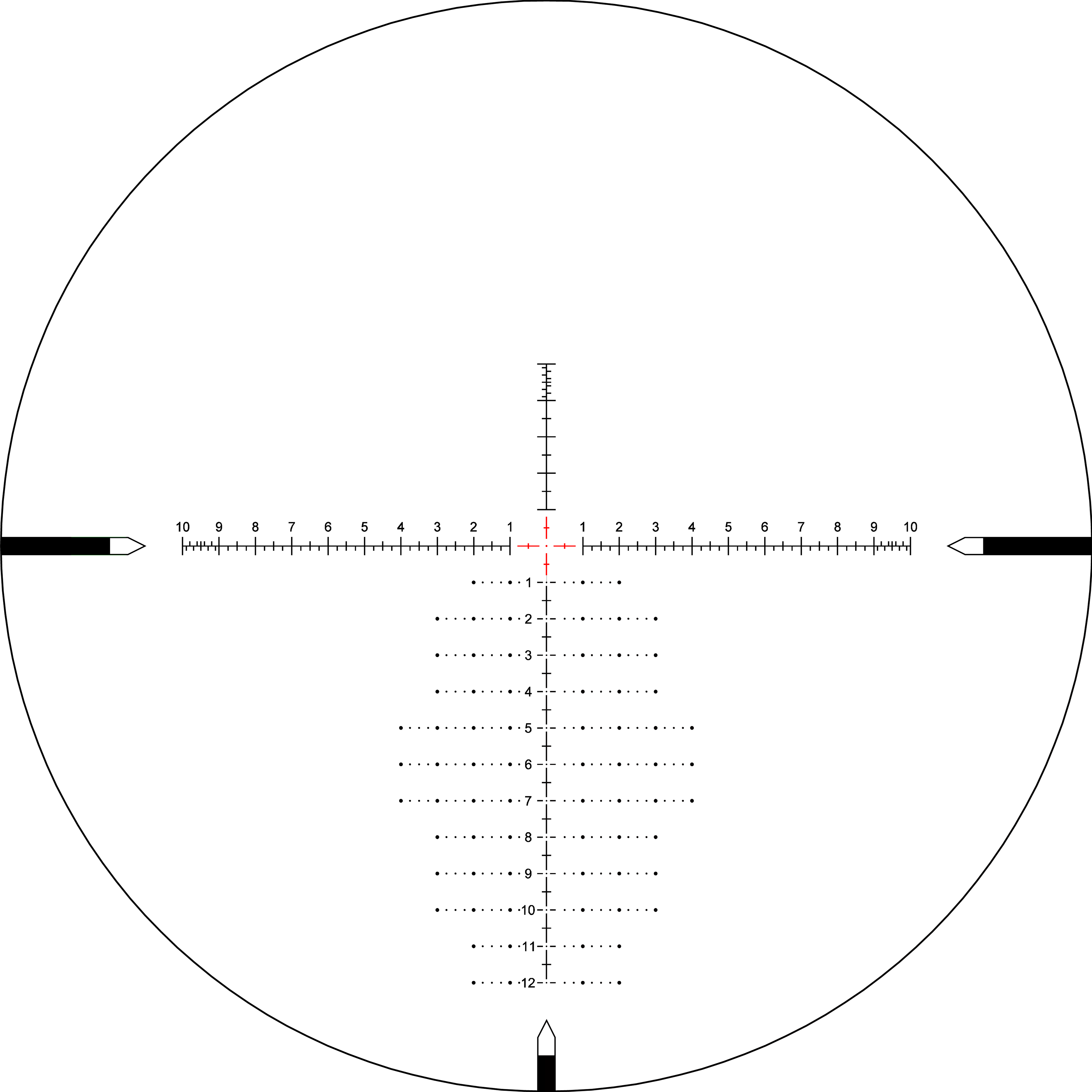 Tauron 4-16x44 HD MIL FFP FFP VTA-3 MIL Rifle Scope  | Target Shooting (SCFF-79)