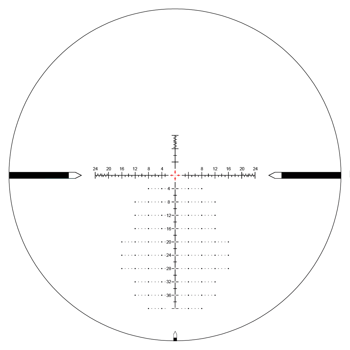 Tauron 4-16x44 HD MOA FFP Target Shooting Rifle Scope (SCFF-80)