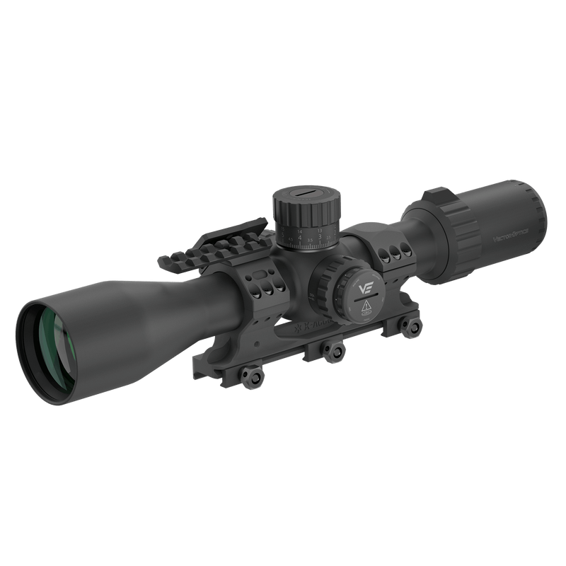 將圖片載入到圖庫檢視器中， Tauron 6-24x50 HD MIL Rifle Scope | PRS &amp; Long-Range | FFP VTA-3 MIL Dot Reticle (SCFF-81)
