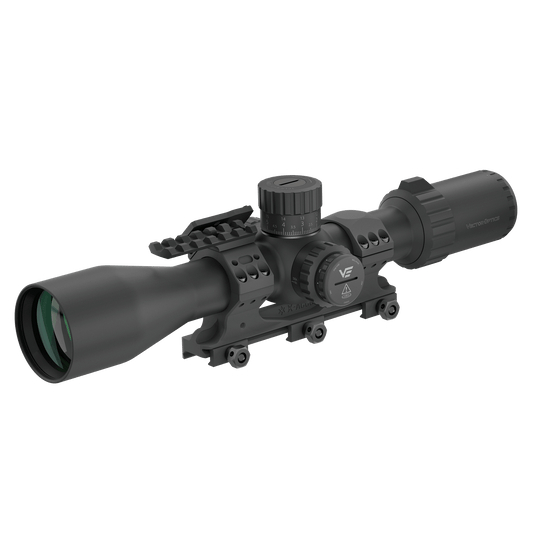 Tauron 6-24x50 HD MIL Rifle Scope | PRS & Long-Range | FFP VTA-3 MIL Dot Reticle (SCFF-81)
