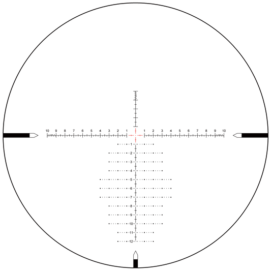 Tauron 6-24x50 HD MIL Rifle Scope | PRS & Long-Range | FFP VTA-3 MIL Dot Reticle (SCFF-81)