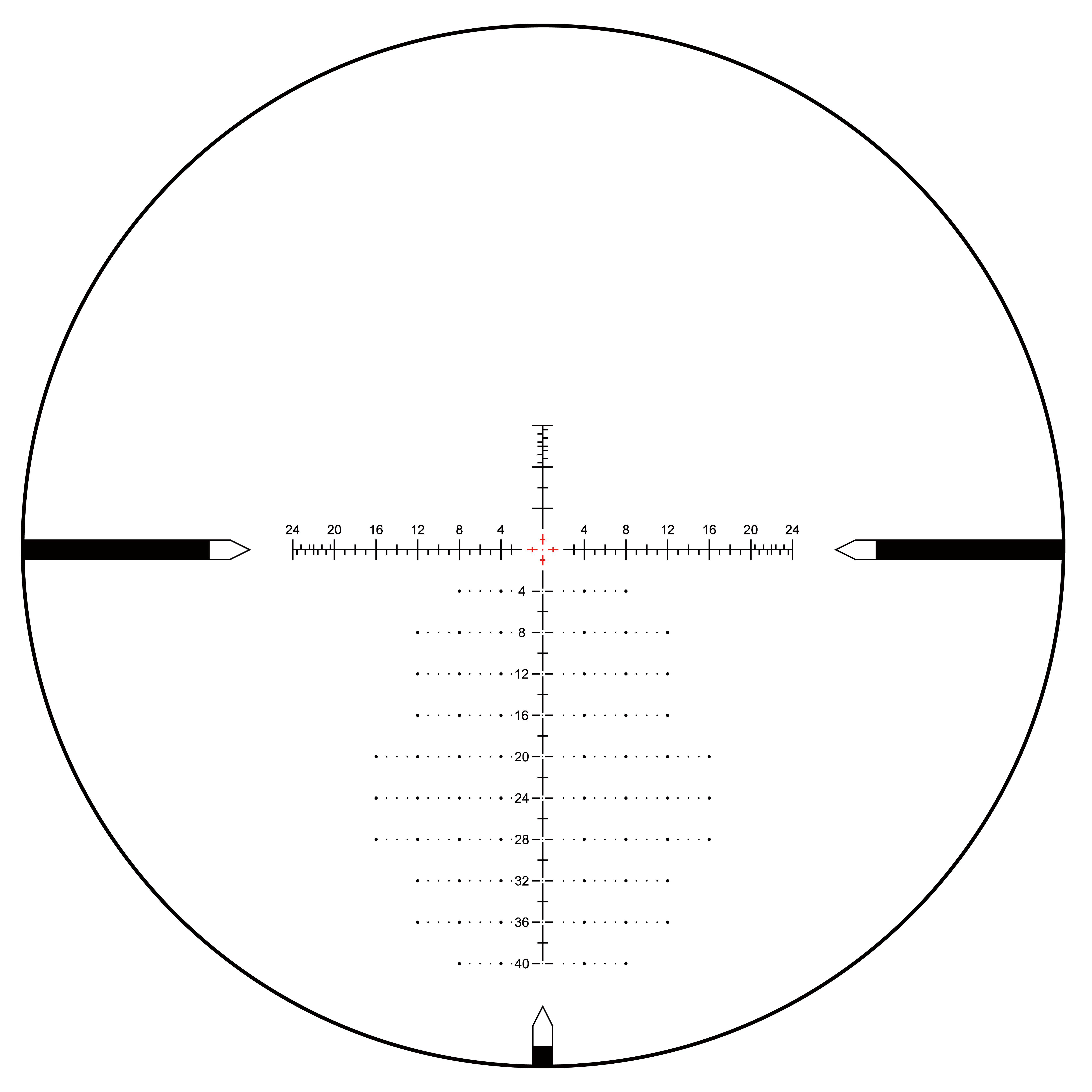Tauron 6-24x50 HD MOA FFP Rifle Scope PRS | VTA-4 MOA Reticle (SCFF-82)