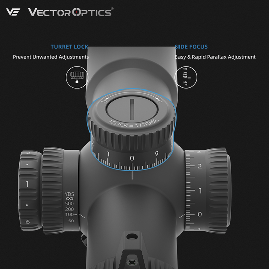Veyron GenII 2-10x32 HD CTR Rifle Scope (SCFF-83) for AR-15 | Target Shooting & Varmint Hunting