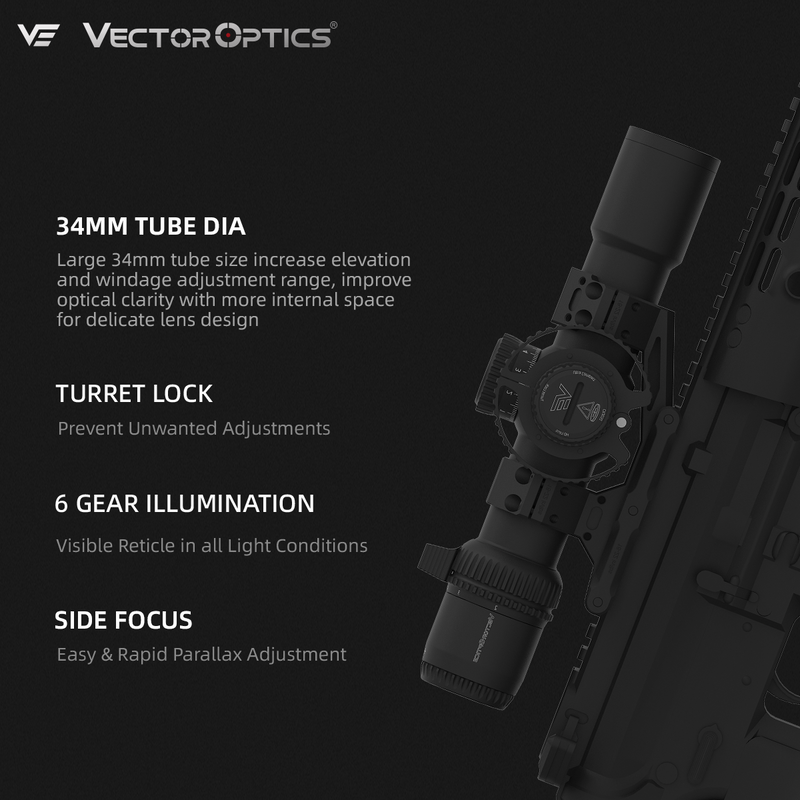 Load image into Gallery viewer, Veyron GenII 2-10x32 HD CTR Rifle Scope (SCFF-83) for AR-15 | Target Shooting &amp; Varmint Hunting
