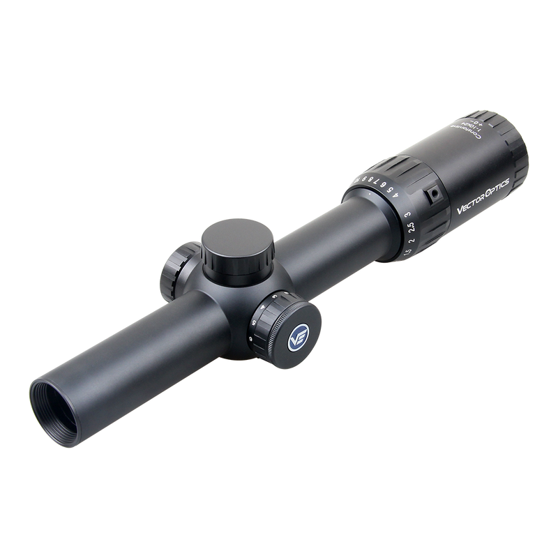 Load image into Gallery viewer, Constantine 1-10x24 Fiber Dot Reticle

