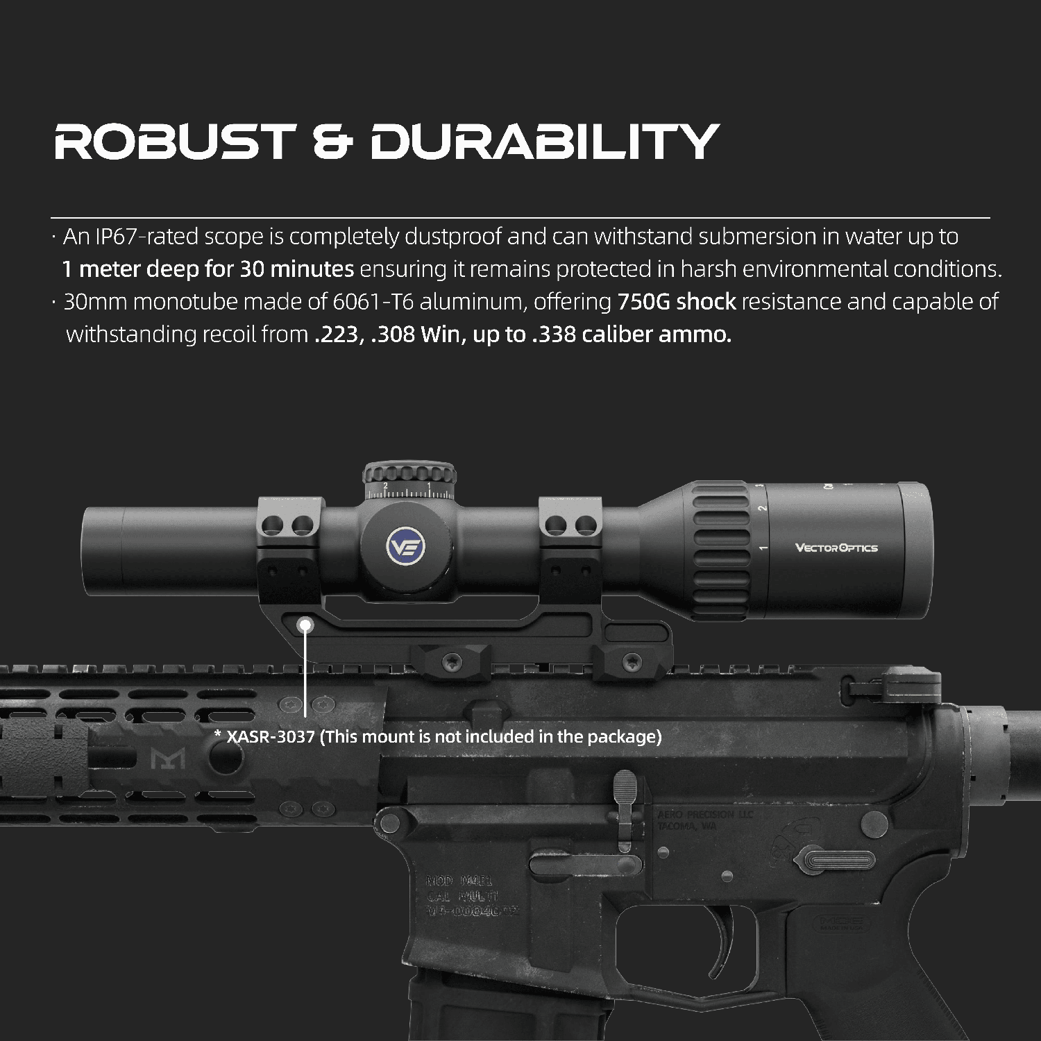 Continental 1-6x24i Fiber Tactical Riflescope (SCOC-44)