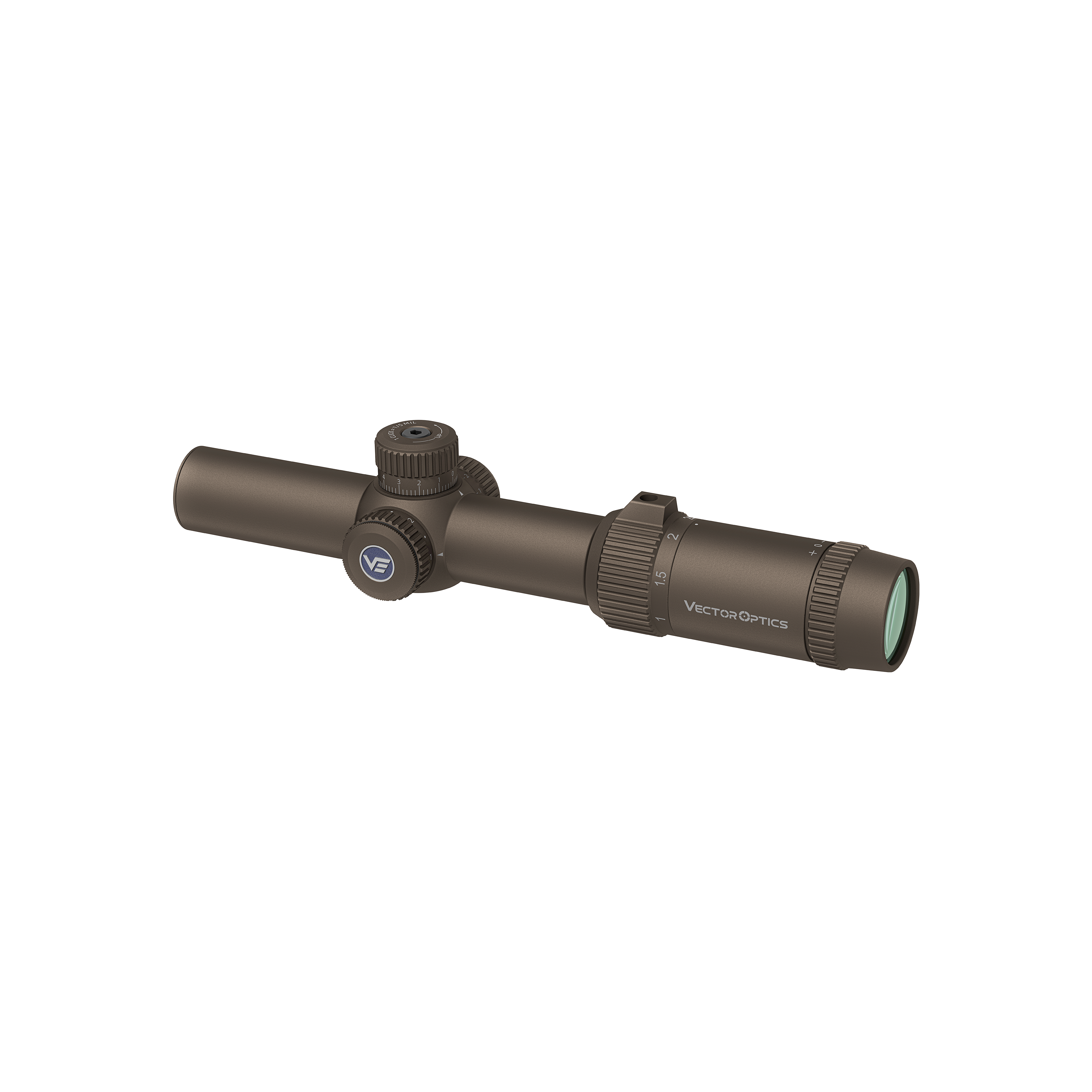 Forester 1-5x24i Fiber SFP LPVO Coyote FDE Rifle Scope (SCOC-55