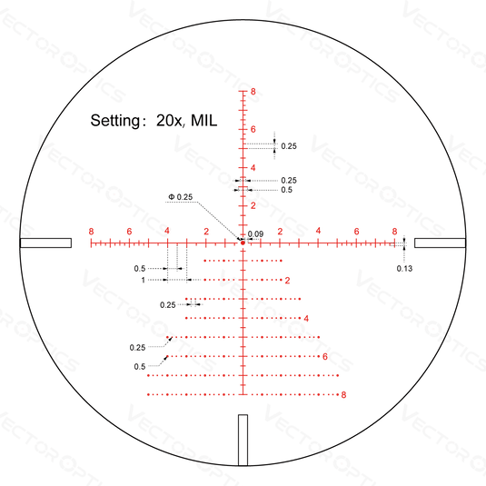 Continental x6 4-24x50 Tactical ARI