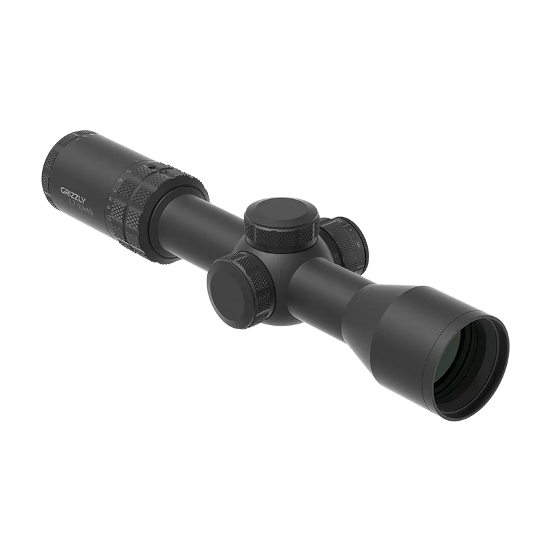 Load image into Gallery viewer, Grizzly 1.7-10x40i Fiber HD SFP Rifle Scope | German #4 SFP (SCOM-53)
