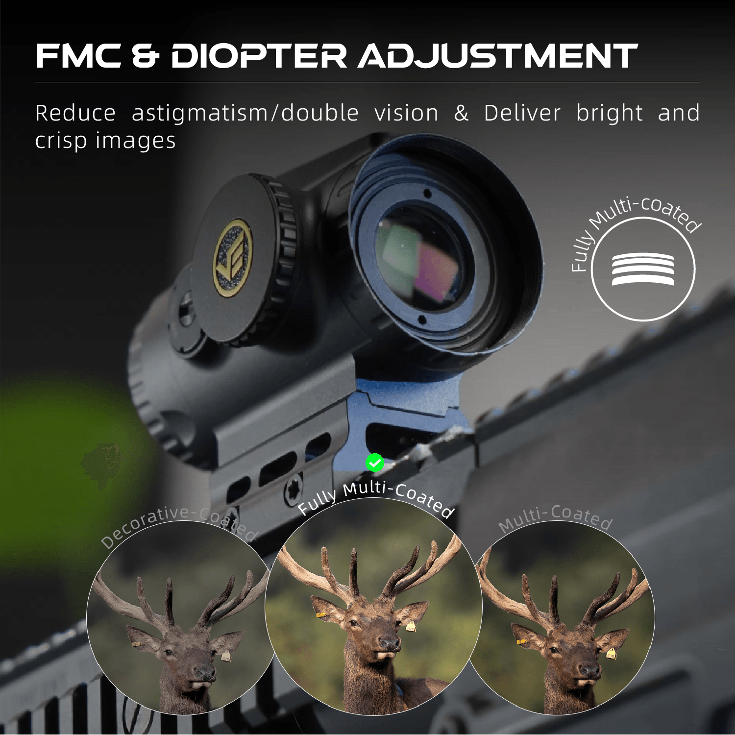 Paragon 3x18 Ultra Compact Prism Scope (SCPS-M03)
