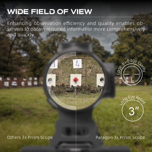 Paragon 3x18 Ultra Compact Prism Scope