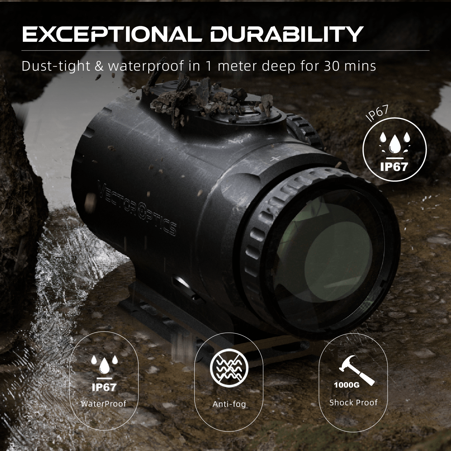 Paragon 3x18 Ultra Compact Prism Scope (SCPS-M03)