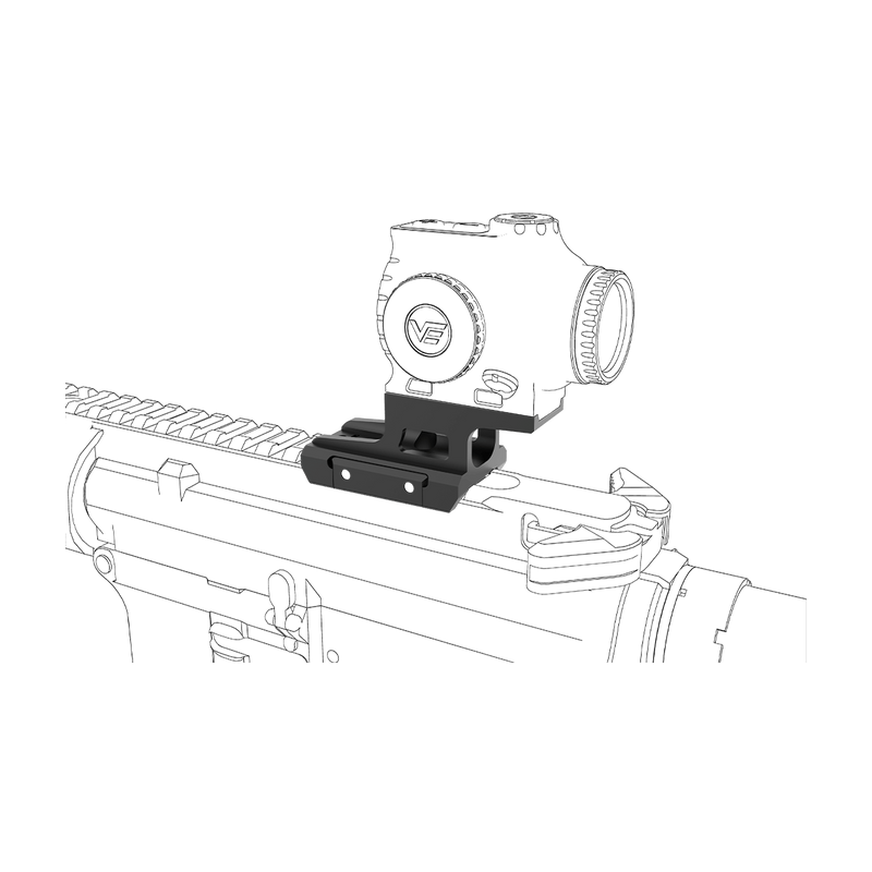 Chargez l'image dans la visionneuse de la galerie, RUM Cantilever Picatinny Riser Mount (SCPSM-03)
