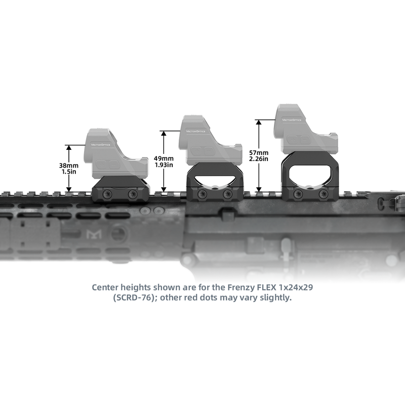 Load image into Gallery viewer, VAS™ Red Dot Sight Picatinny Riser Mount | Low/Medium/High  (SCRA-75/SCRA-76/SCRA-77)
