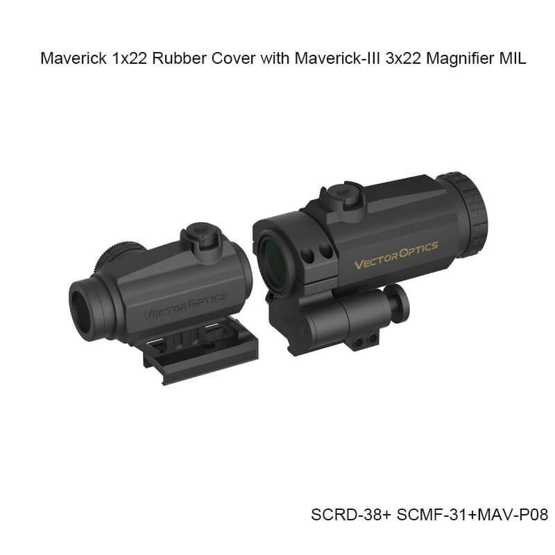 トイガン VECTOR OPTICS Marverick black Gen.3 Popular 3x Red Dot Magnifier | Maverick-III 3x22 MIL