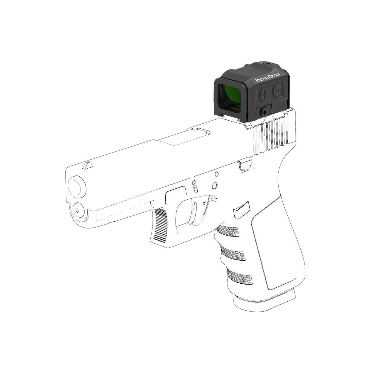 3 MOA Green Dot | Frenzy FA 18x22 GMR Enclosed Red Dot Sight (SCRD-GM75)