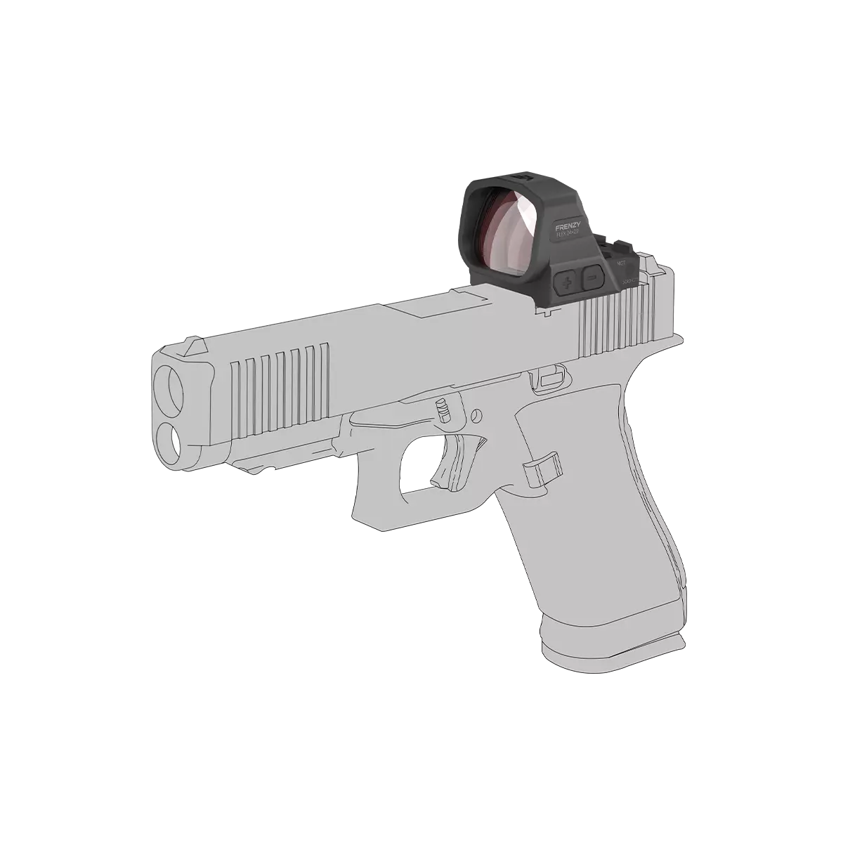 Frenzy FLEX 24x29 CDT 2&6MOA Red Dot Sight (SCRD-C77)