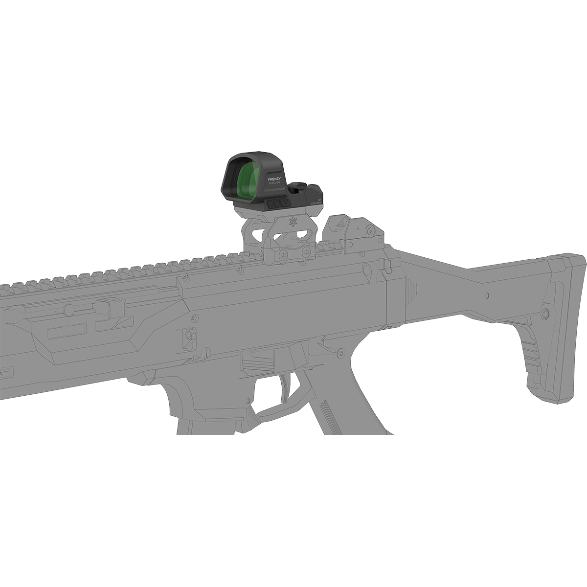 Multi-Reticle Green Dot | Frenzy F3 26x32 6MOA GMR Green Dot Sight (SCRD-GM79) | for Glock® 17/19