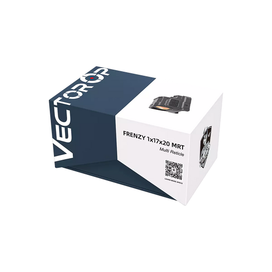 Frenzy-S 1x17x20 Red Dot Sight MRT Aspheric Lens EDC | Multi Reticle, 3 MOA Dot (SCRD-M68)