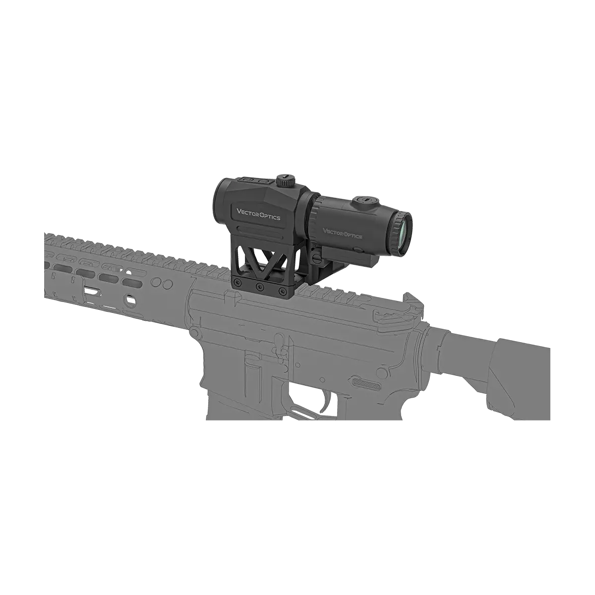 Scrapper 1x29 MRT Red Dot & Paragon 3× Magnifier Kit w/ Integrated One-Piece Picatinny Mount (SCRMMK-02)