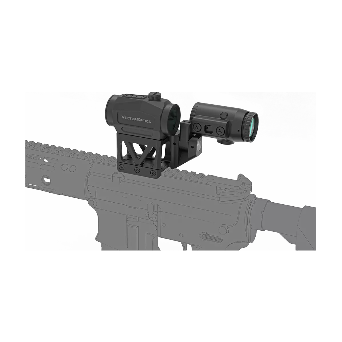 Scrapper 1x29 MRT Red Dot & Paragon 3× Magnifier Kit w/ Integrated One-Piece Picatinny Mount (SCRMMK-02)