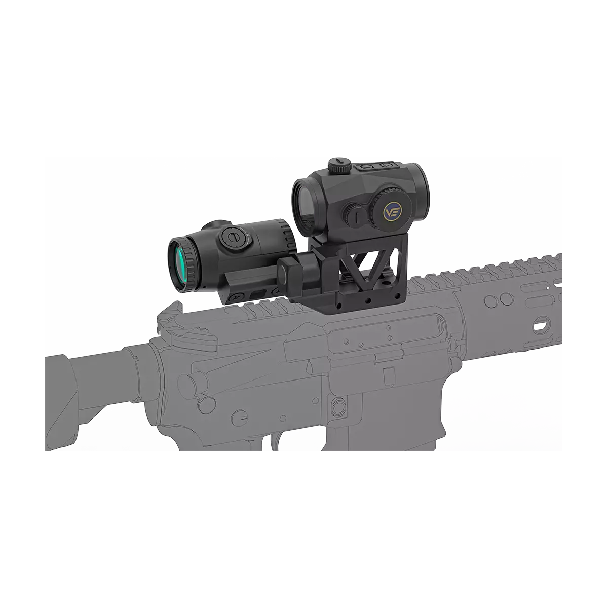 Scrapper 1x29 MRT Red Dot & Paragon 3× Magnifier Kit w/ Integrated One-Piece Picatinny Mount (SCRMMK-02)