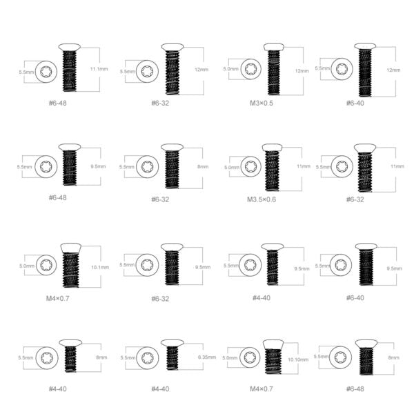Load image into Gallery viewer, Pistol Red Dot Sight Screw Package (SCTK-07)
