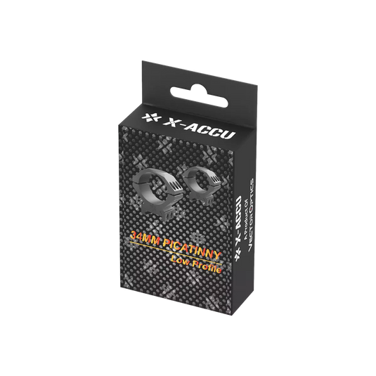 34mm X-ACCU Scope Ring Low